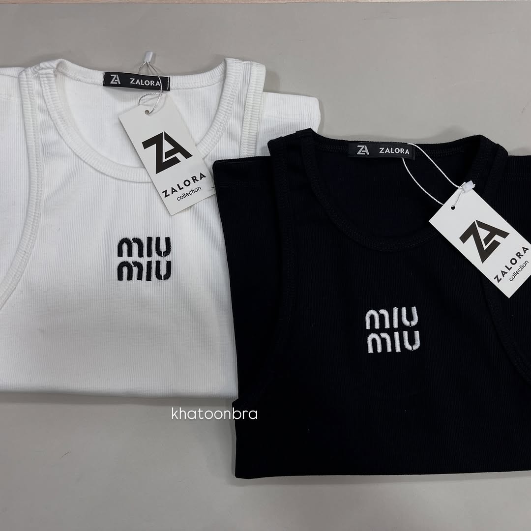 تاپ کبریتی حلقه ای Miu miu  تا سایز ۴۶