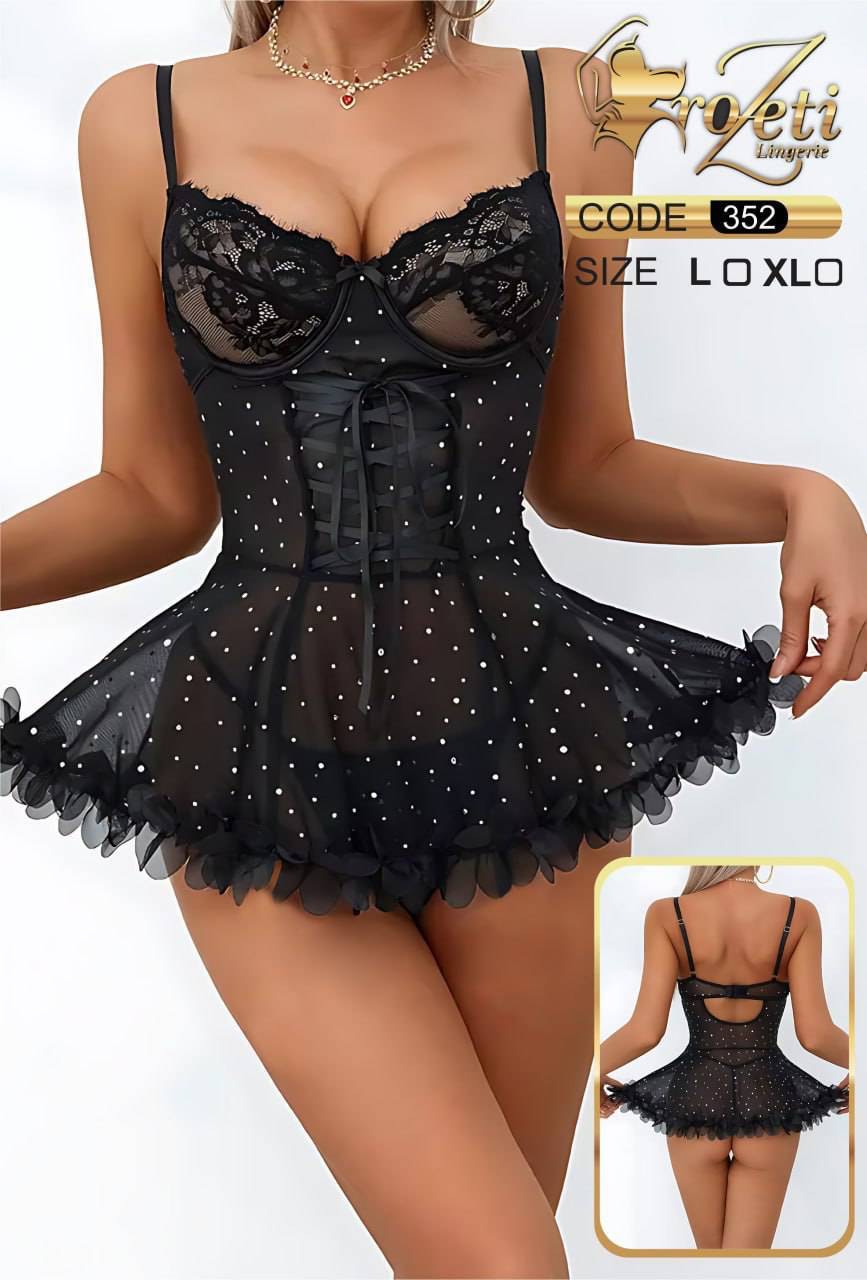 لباس خواب(کاستوم) پیراهنی تور بسیار لطیف