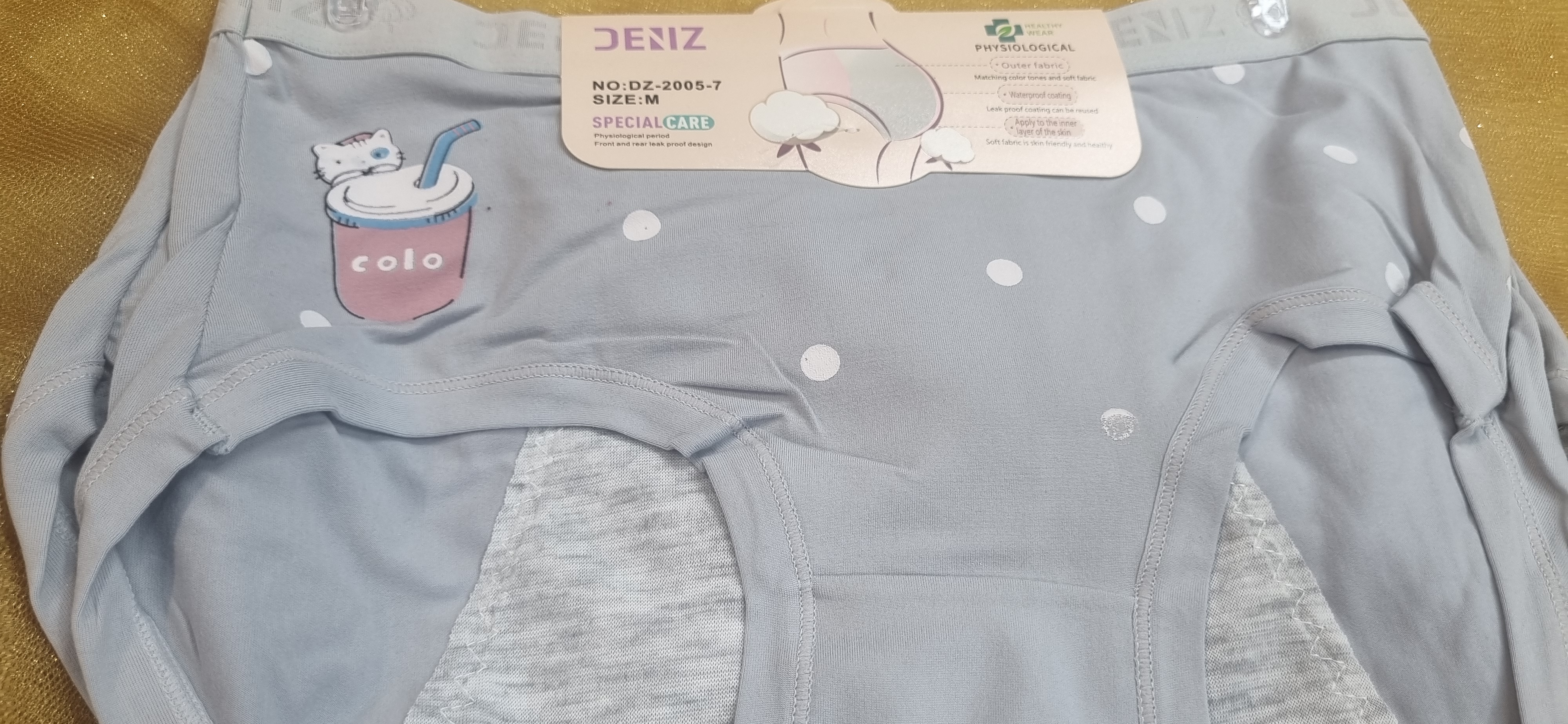 شورتکس نخی  برند دنیز بدون جیب سایز مدیوم